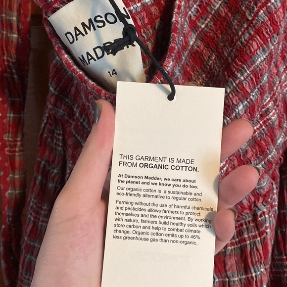 ❗️SOLD❗️- Damson Madder Pia Midi Dress - Picture 7 of 7